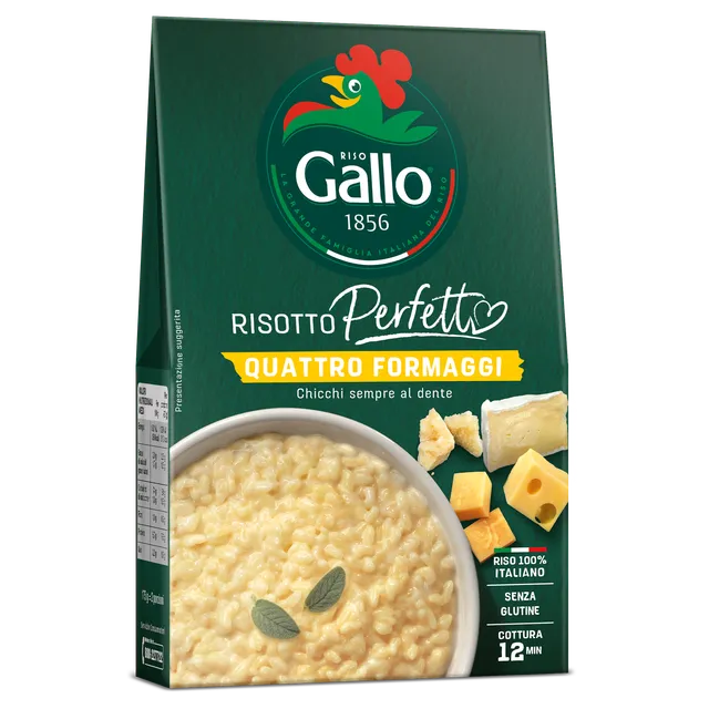 Riso Gallo Risotto Perfetto Quattro Formaggi 175g cremig
