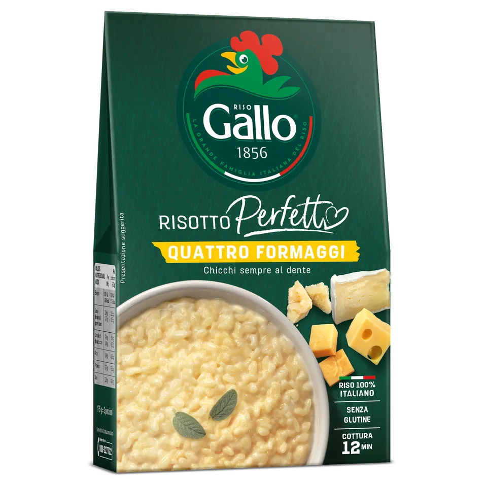 Riso Gallo Risotto Perfetto Quattro Formaggi 175g cremig