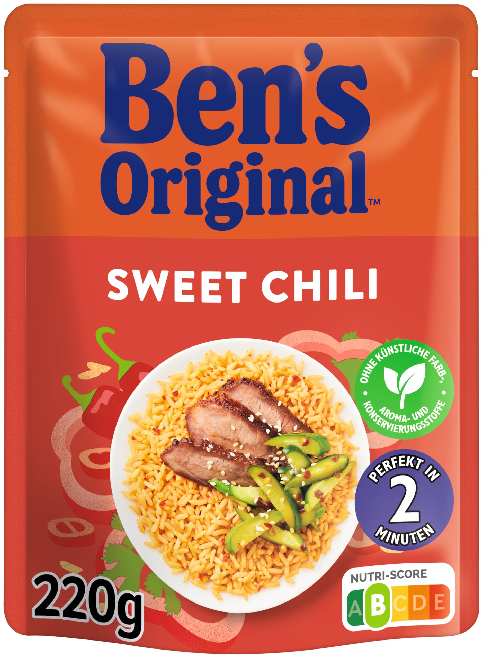 Ben's Original Express Reis Sweet Chilli 6x220g pikant