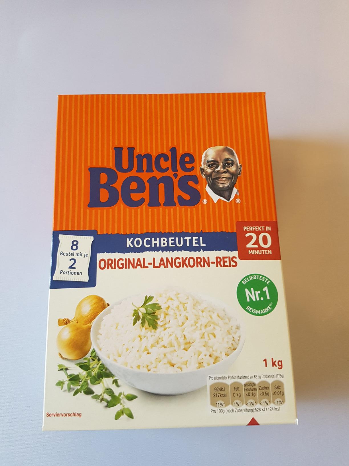 Ben's Original Langkorn Reis Kochbeutel 9x500g 20 Min