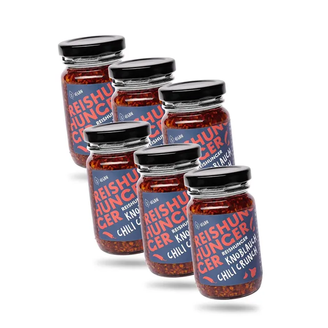 Reishunger Knoblauch Chili Crunch Topping 6x115g mild