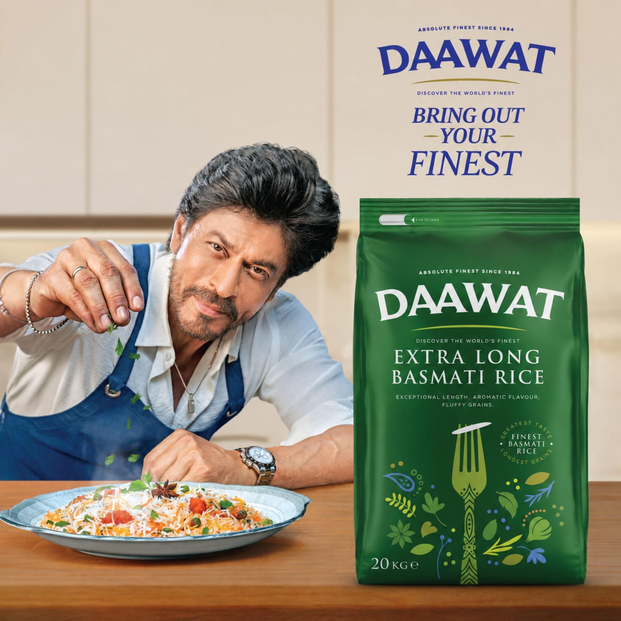 Daawat Extra Long Basmati Reis 20kg extra lang
