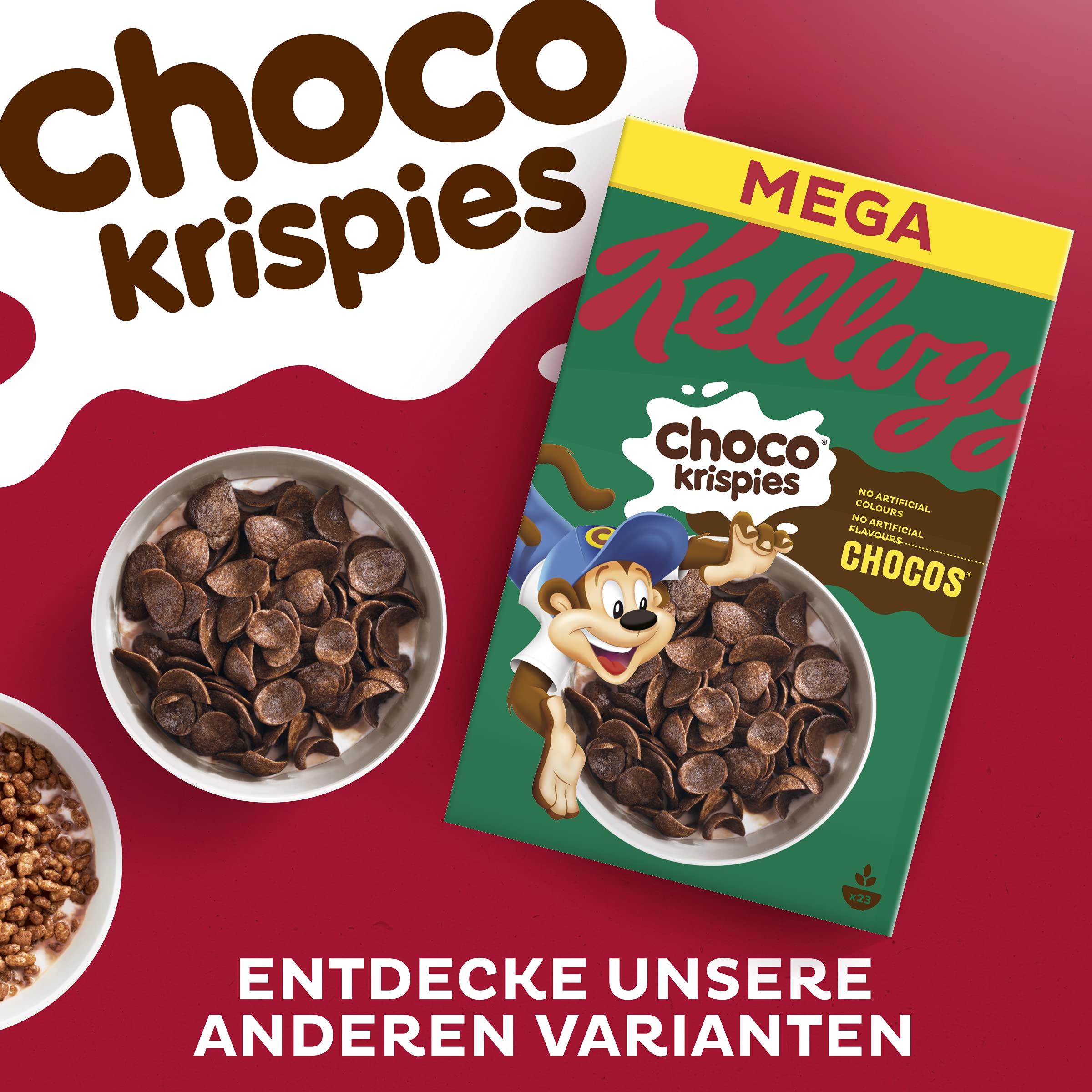 Kellogg's Choco Krispies Cerealien 330 g schokoladig