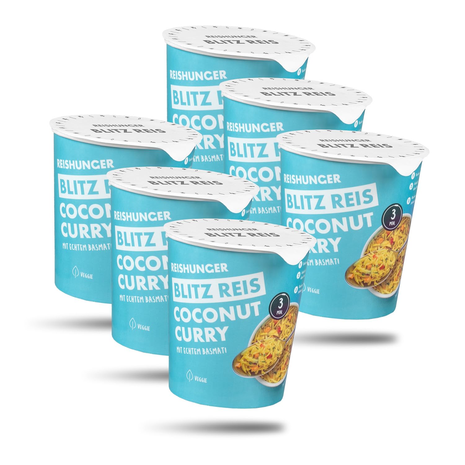 Reishunger Blitz Reis Probier Set 3x70 g Basmati
