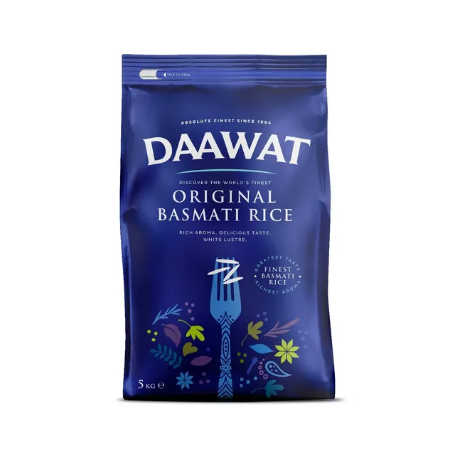 Daawat Original Basmati Reis Langkorn 5kg Aroma