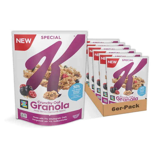 Kellogg's Special K Crunchy Oat Granola Mixed Berries 6x320g