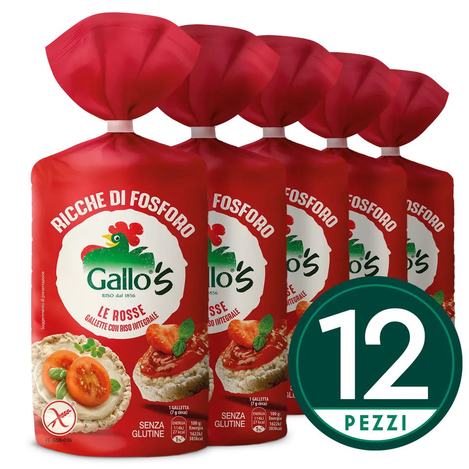 Riso Gallo Gallette Rosse Reiswaffeln Vollkorn glutenfrei