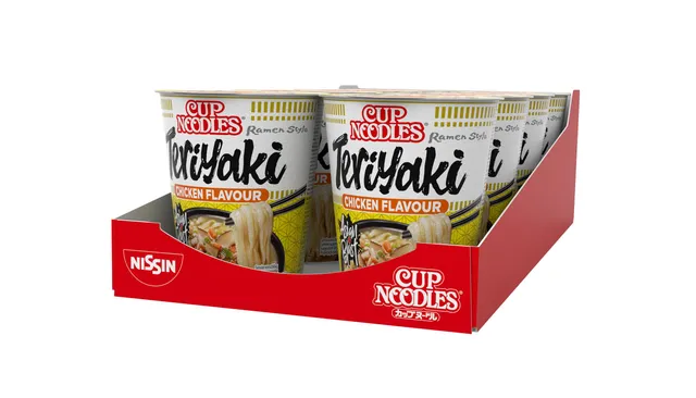 Nissin Cup Noodles Chicken Teriyaki Instant-Nudeln 8er Pack