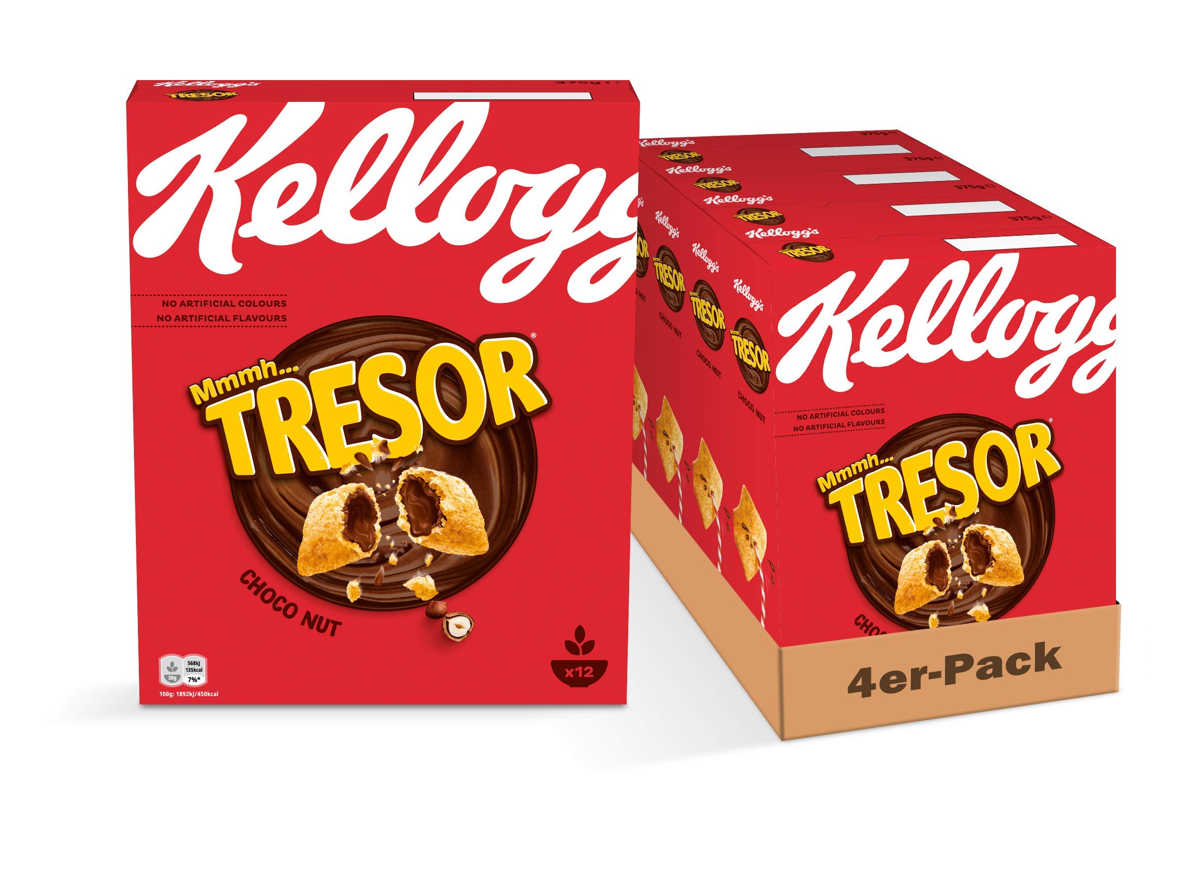 Kellogg's Tresor Milk Choco Cerealien 4x375g Schoko