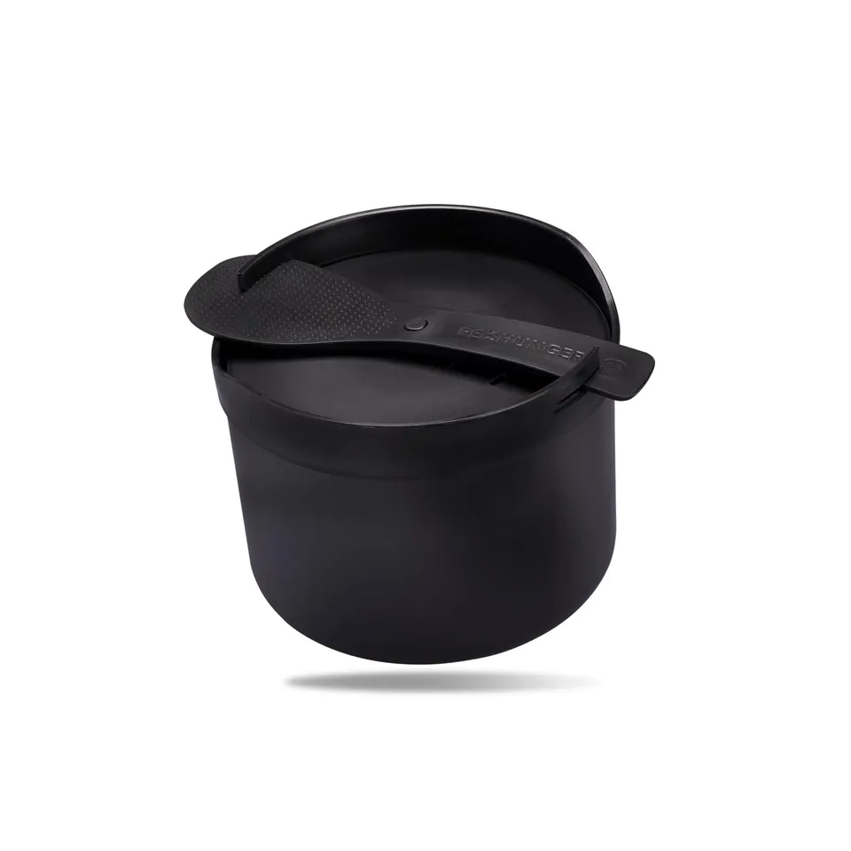 Reishunger Mikrowellen Reiskocher 1,7 L Reiskocher schwarz 6 Portionen