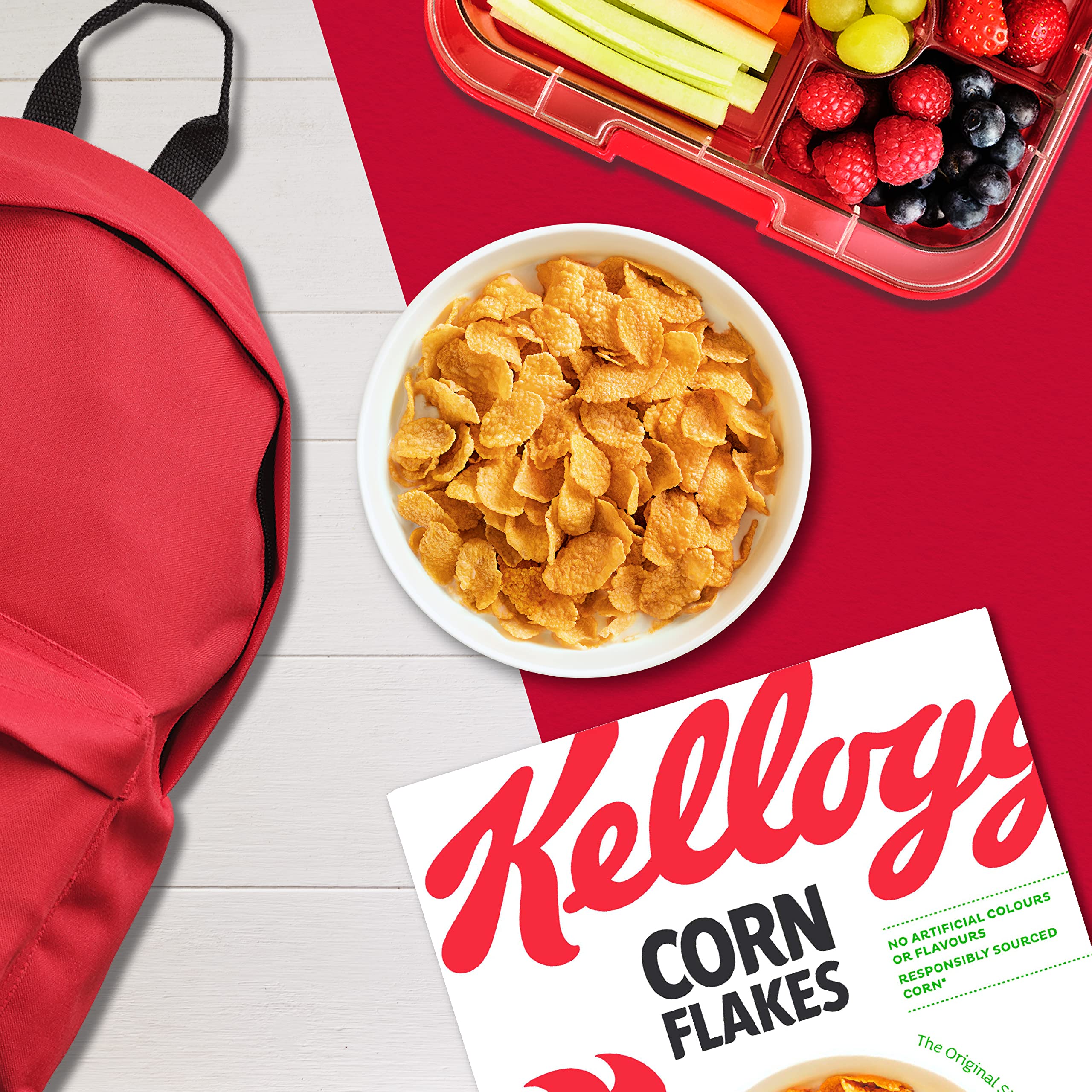 Kellogg's Corn Flakes Frühstückscerealien 375g Original
