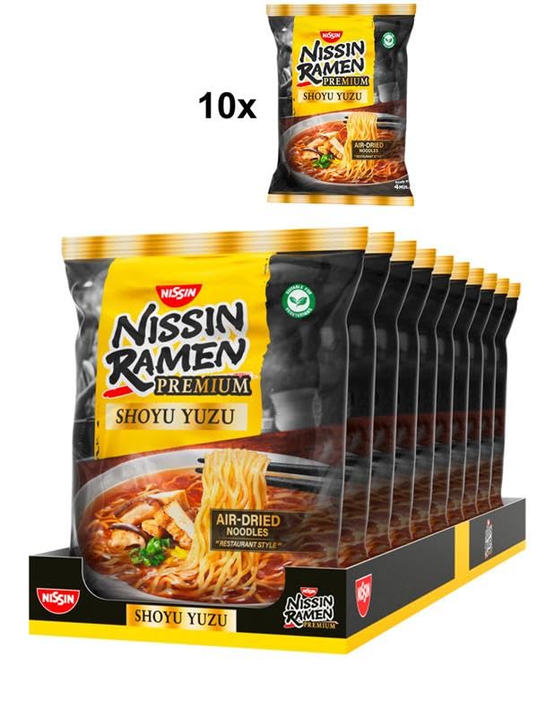Nissin Ramen Premium Shoyu Yuzu 10x92,7g Sojasauce