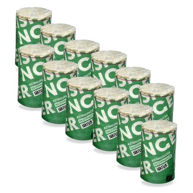 Reishunger Bio Reiswaffeln Natur 12x100g glutenfrei