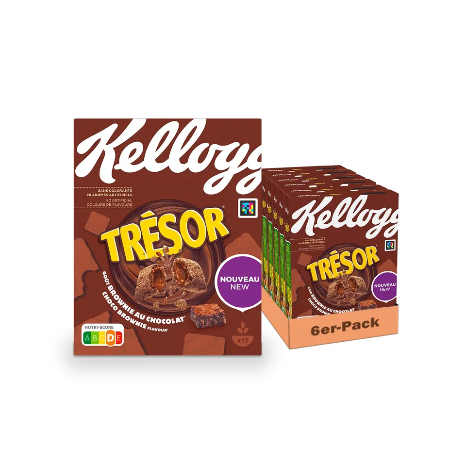 Kellogg's Tresor Choco Brownie Cerealien 6x375 g