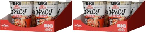 Nissin Cup Noodles BIG Spicy Instant-Nudeln 6x86g Chili