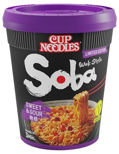 Nissin Cup Noodles Soba 8 x 88 g Sweet & Sour
