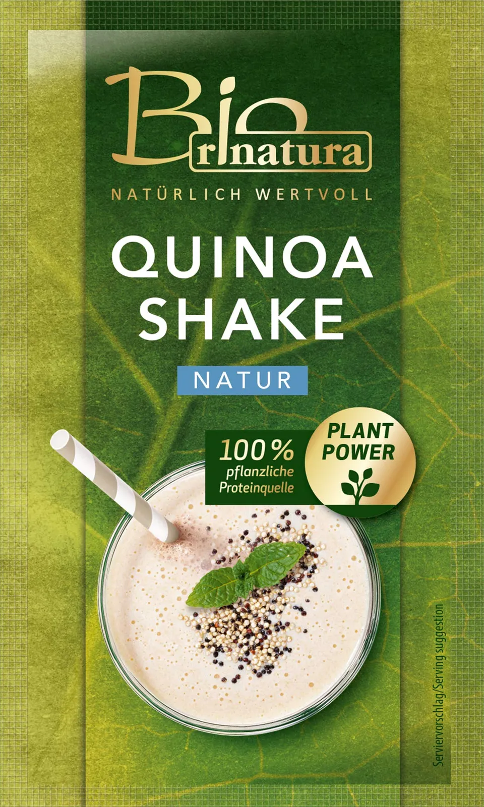 rinatura Quinoa Shake Natur Pulver 15g Bio