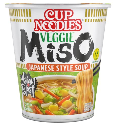 Nissin Cup Noodles Miso Instant-Nudeln 67g vegetarisch