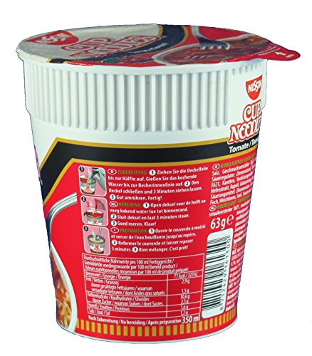 Nissin Cup Noodles Tomate 63g Suppen-Becher