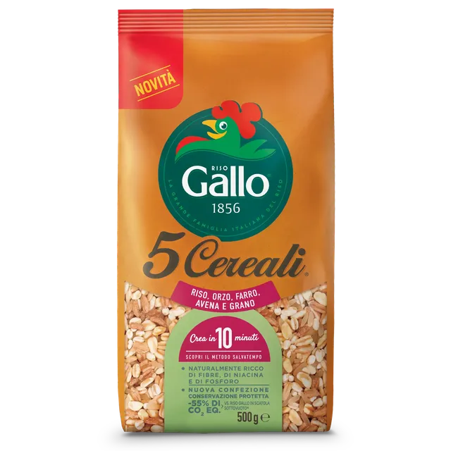 Riso Gallo 5 Cereali Getreidemix Reis Farro 400g ballaststoffreich