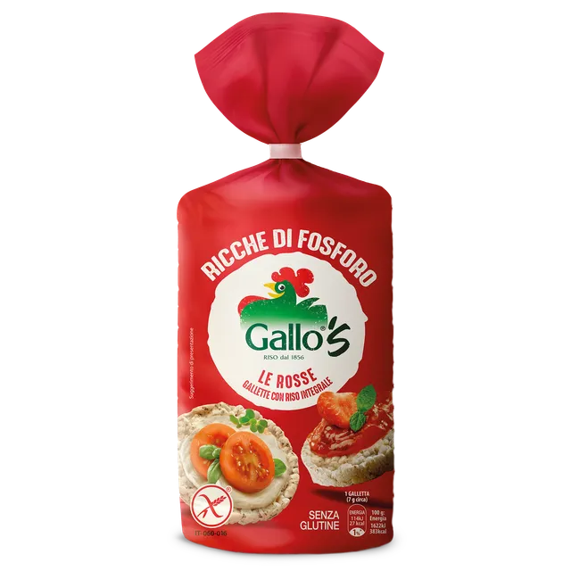 Riso Gallo Gallette Rosse Reiswaffeln roter Vollkornreis