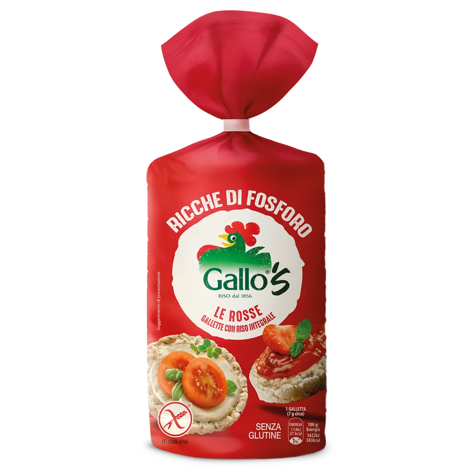 Riso Gallo Gallette Rosse Reiswaffeln roter Vollkornreis
