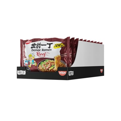 Nissin Demae Ramen Rind Instant-Nudeln 10x100g würzig