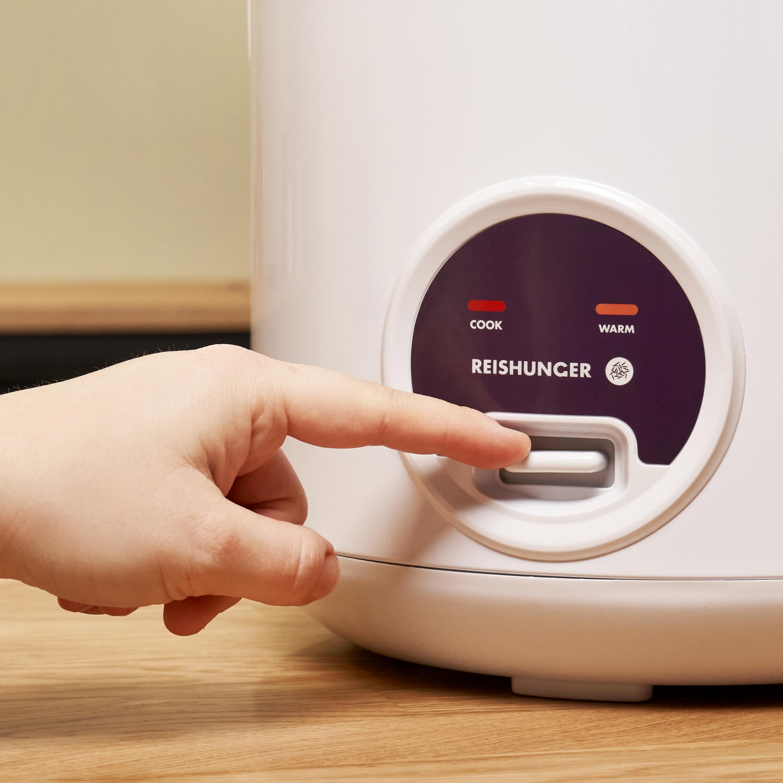Reishunger Basis Reiskocher 1,8L Starterset Weiß Keramik
