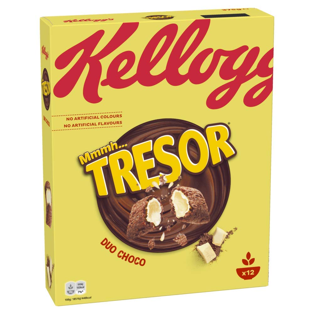 Kellogg's Tresor Schokolade Cerealien 375 g dunkel