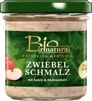 rinatura Zwiebelschmalz Brotaufstrich 125g Apfel