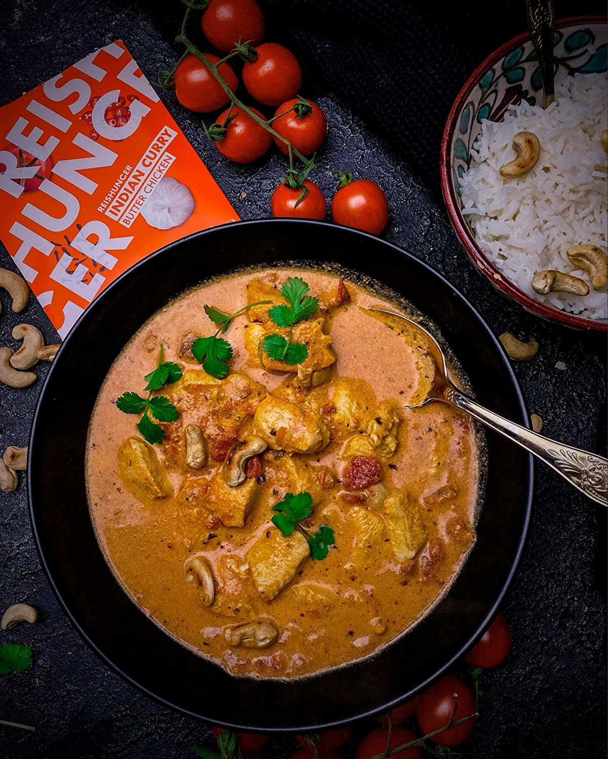Reishunger Butter Chicken Curry Box Kochbox für 4 Personen indisch