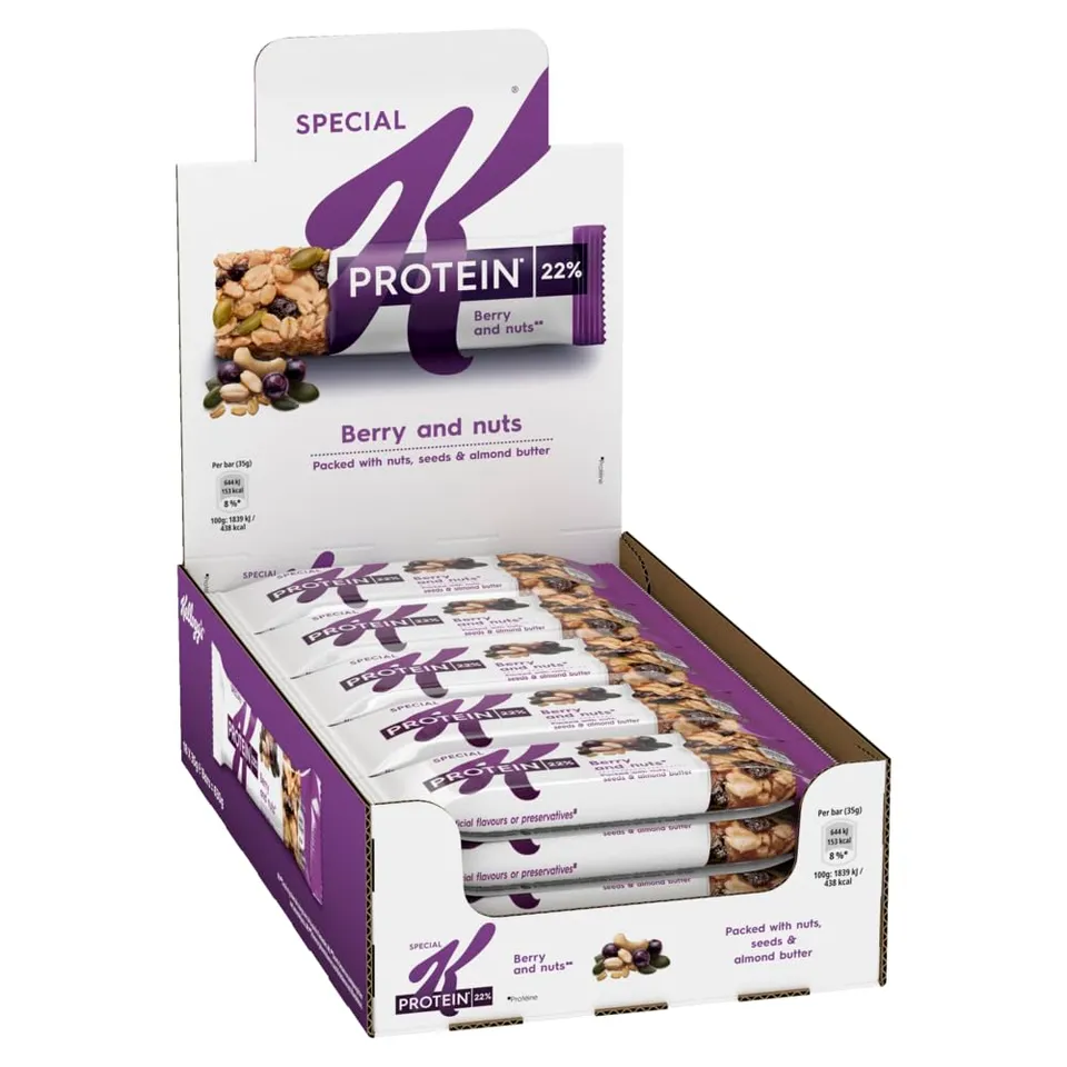 Kellogg's Special K Blackcurrant Proteinriegel 18x35g ballaststoffreich