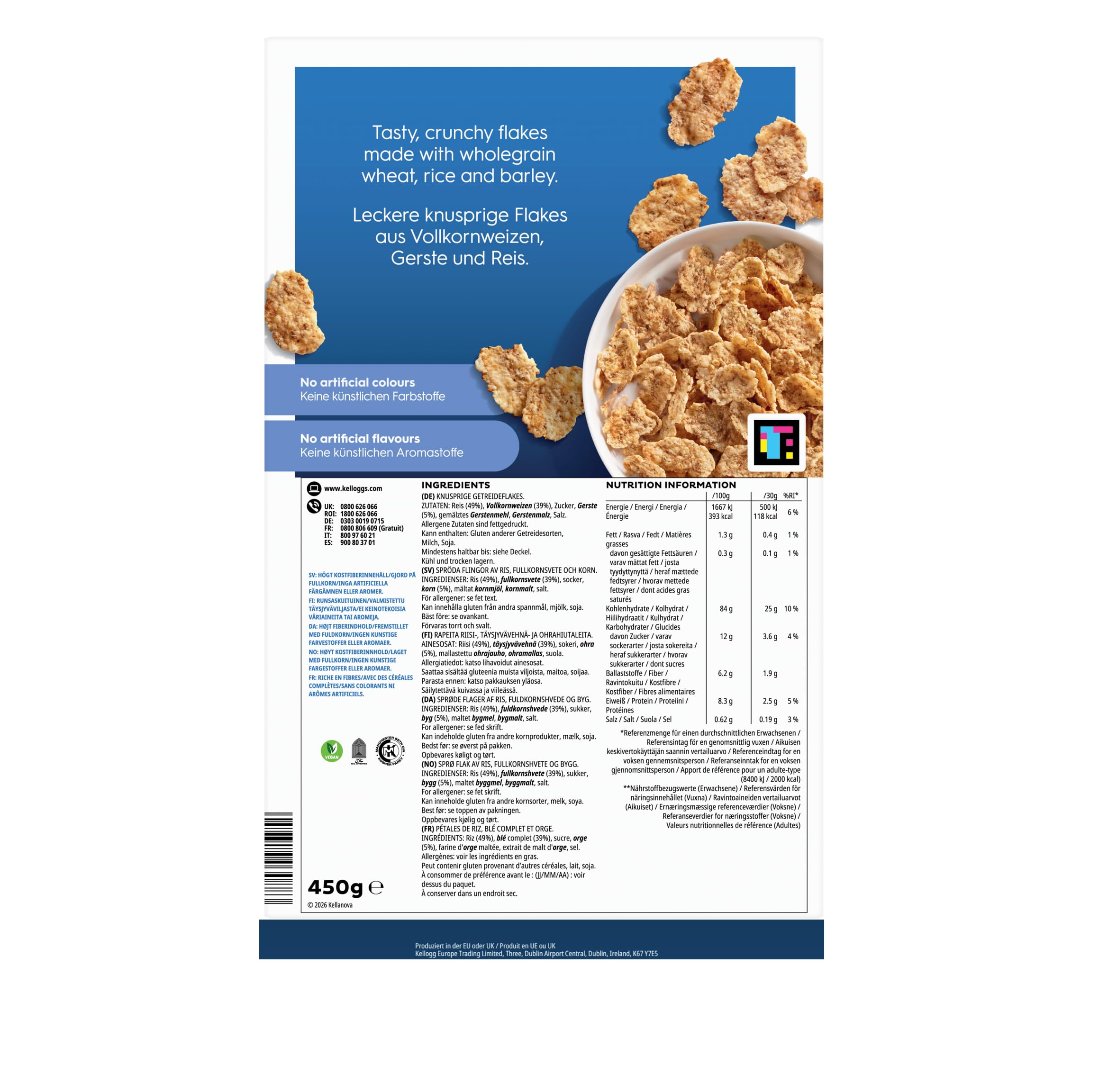 Kellogg's Special K Classic Flakes 7x450g Vollkorn