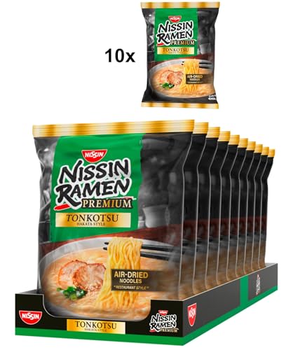 Nissin Ramen Premium Tonkotsu Ramen 10er Pack cremig