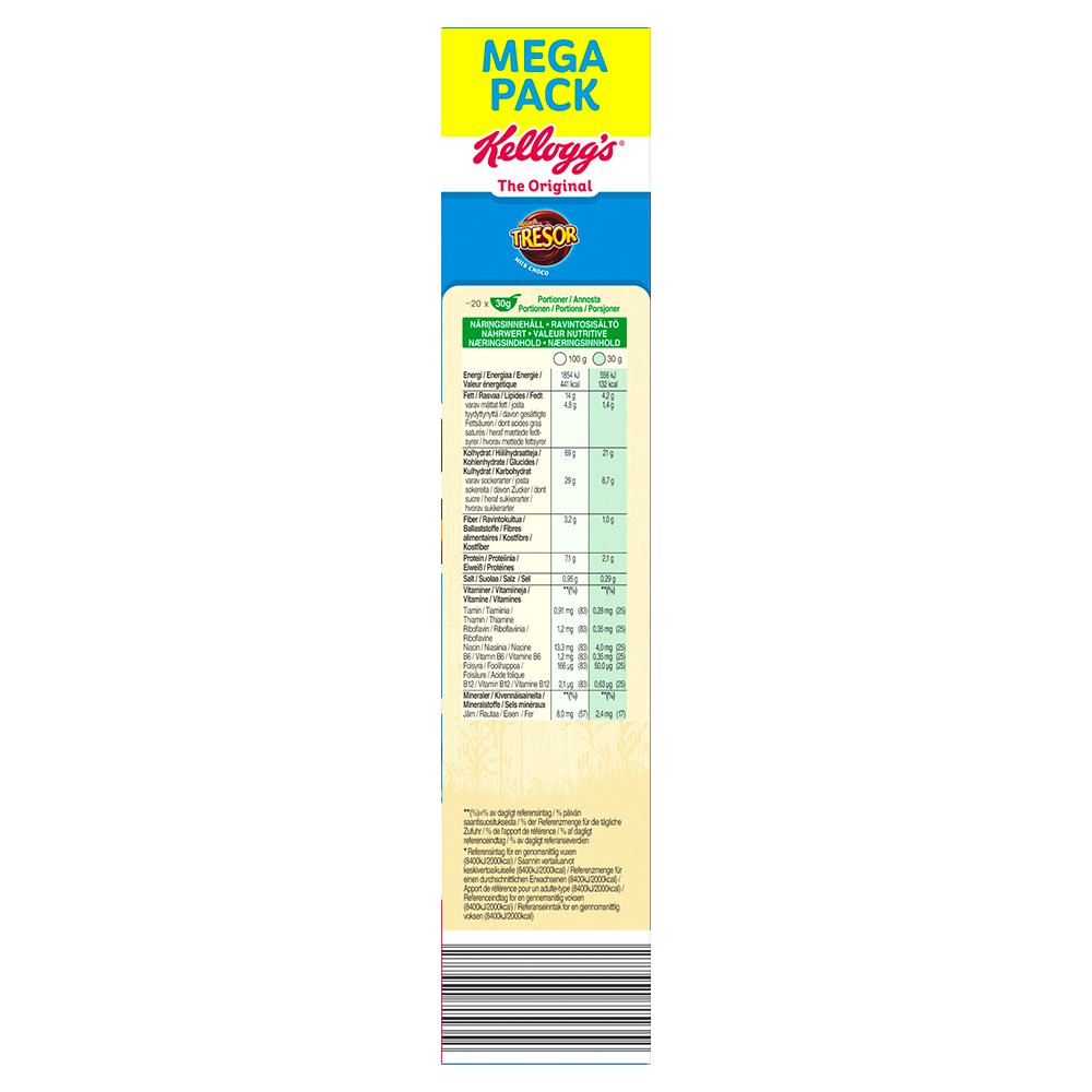 Kellogg's Tresor Milk Choco Getreidekissen 600g Schoko