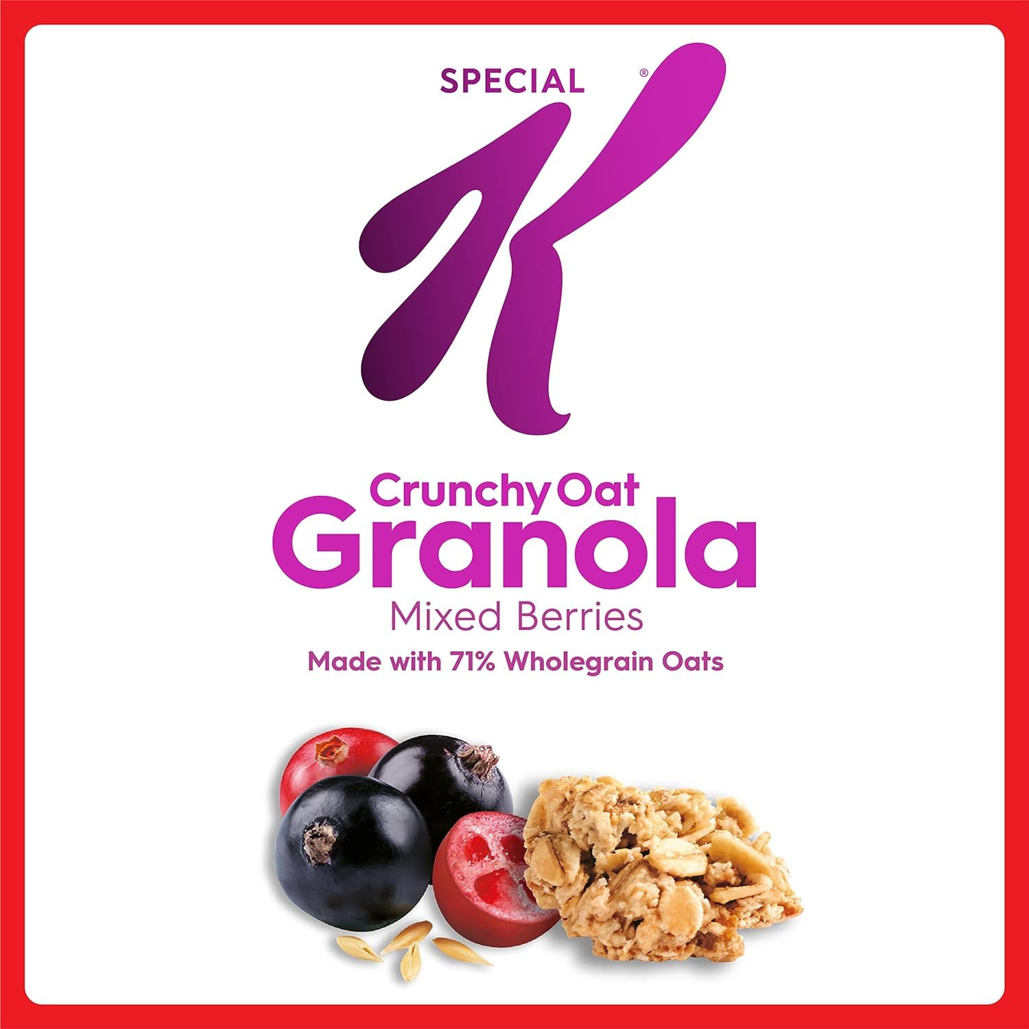 Kellogg's Special K Crunchy Oat Granola Mixed Berries 6x320g