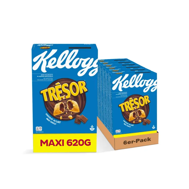 Kellogg's Tresor Milk Choco Cerealien 6x620g Schoko