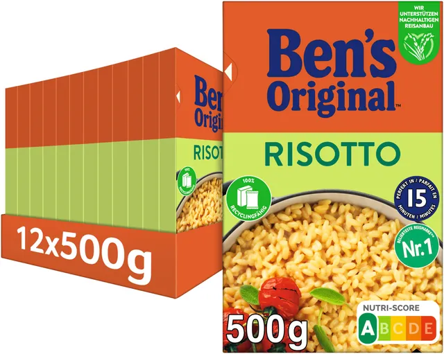 Ben's Original Risotto Reis 12x500 g Italienisch