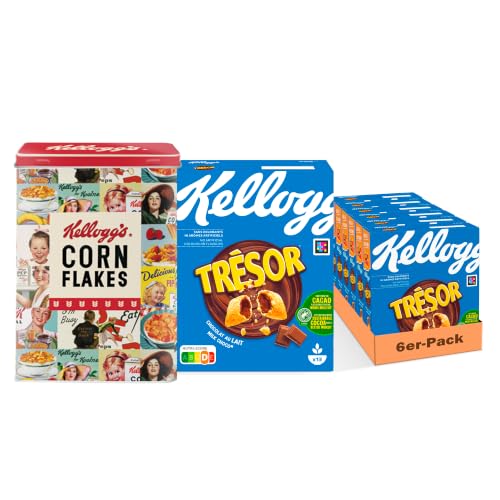 Kellogg's Tresor Milk Choco Cerealien 6x410g mit Dose