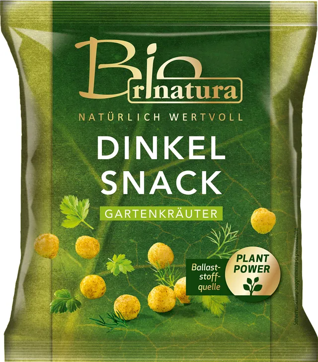 rinatura Dinkel Snack Kräuter Dinkel-Snack 50g bio knusprig