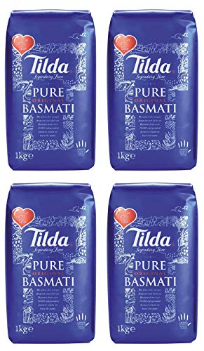 Tilda Pure Original Basmati Reis 4er Pack Langkorn