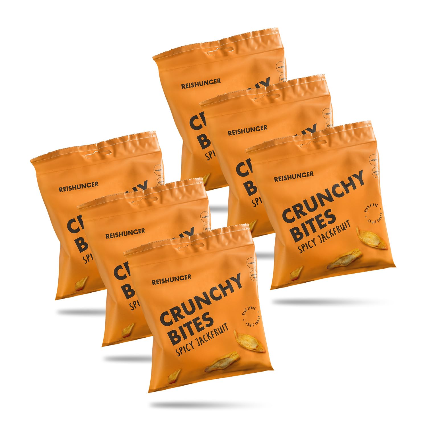 Reishunger Crunchy Bites Jackfruit 3x40g spicy