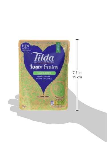 Tilda Super Grains Limette Kräuter Reis 6x220g glutenfrei