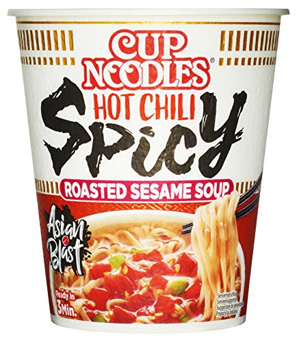Nissin Cup Noodles Spicy Instant-Nudeln 66g scharf