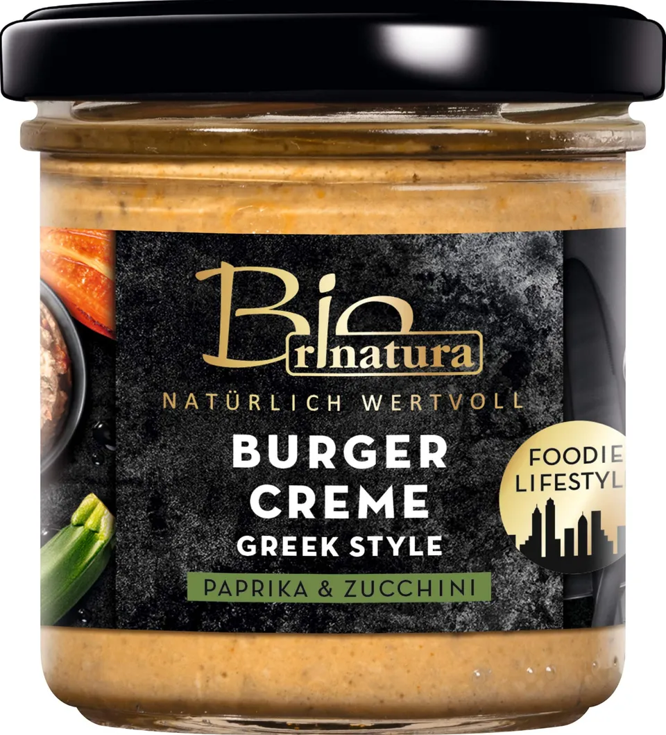 rinatura Burger Creme Greek Aufstrich 125g Bio