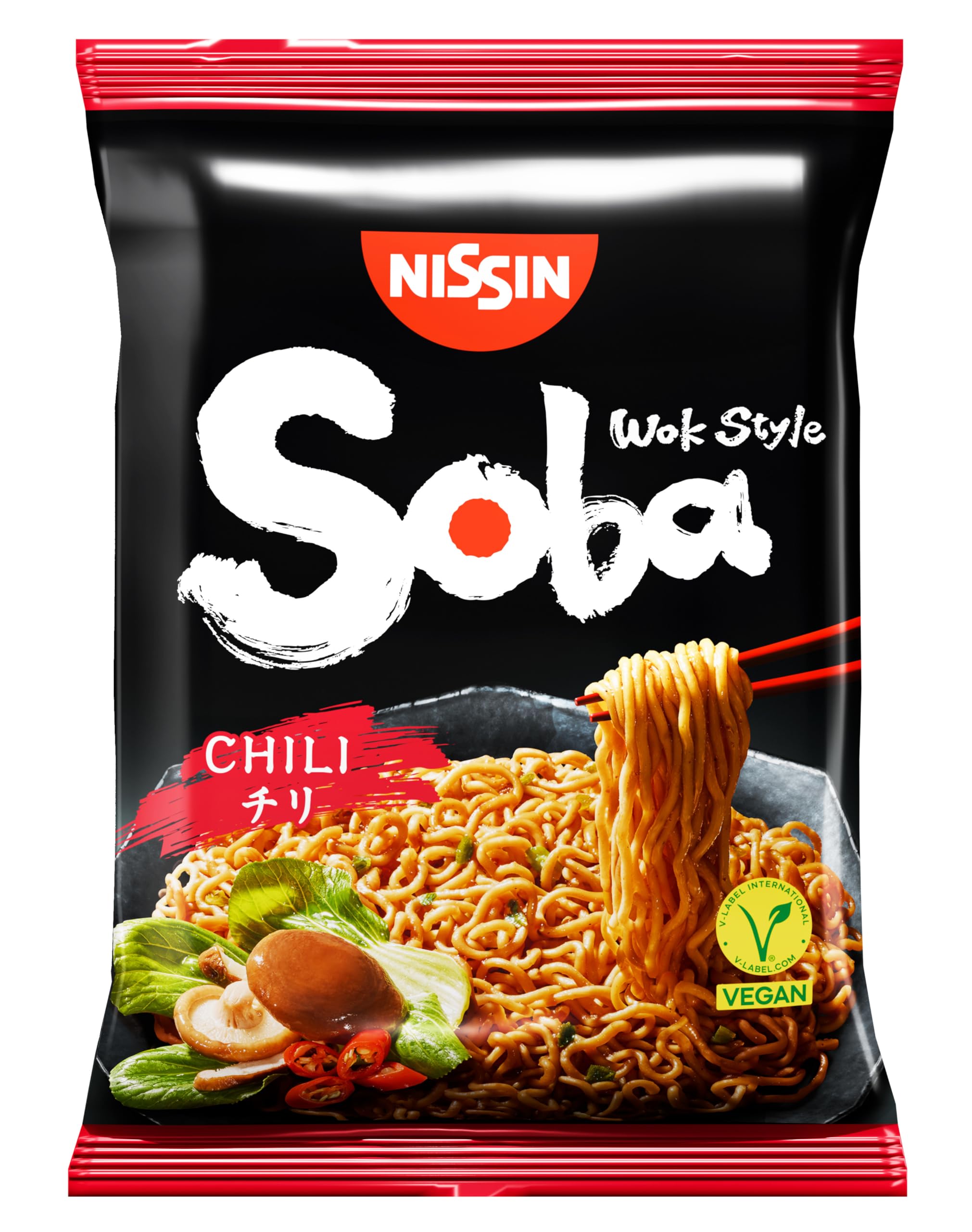 Nissin Soba Chili Instant-Nudeln 9x111g Wok
