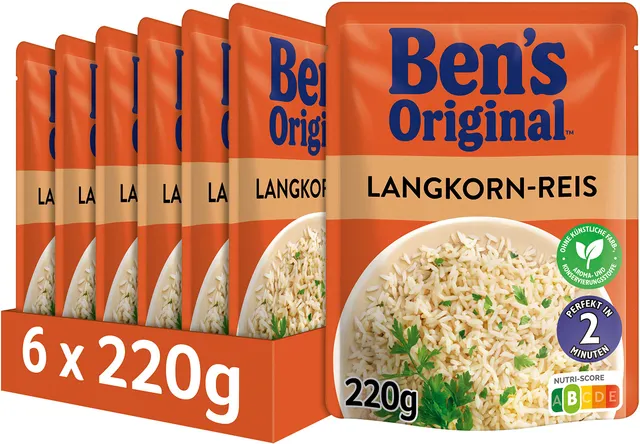 Ben's Original Express Reis Langkorn 6x220g Beutel