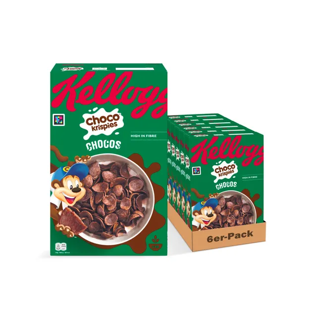 Kellogg's Choco Krispies Chocos Cerealien 6x420g Kakao