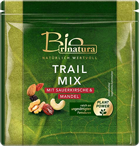 rinatura Trail Mix Sauerkirsche-Mandel Nussmix 125g bio fruchtig