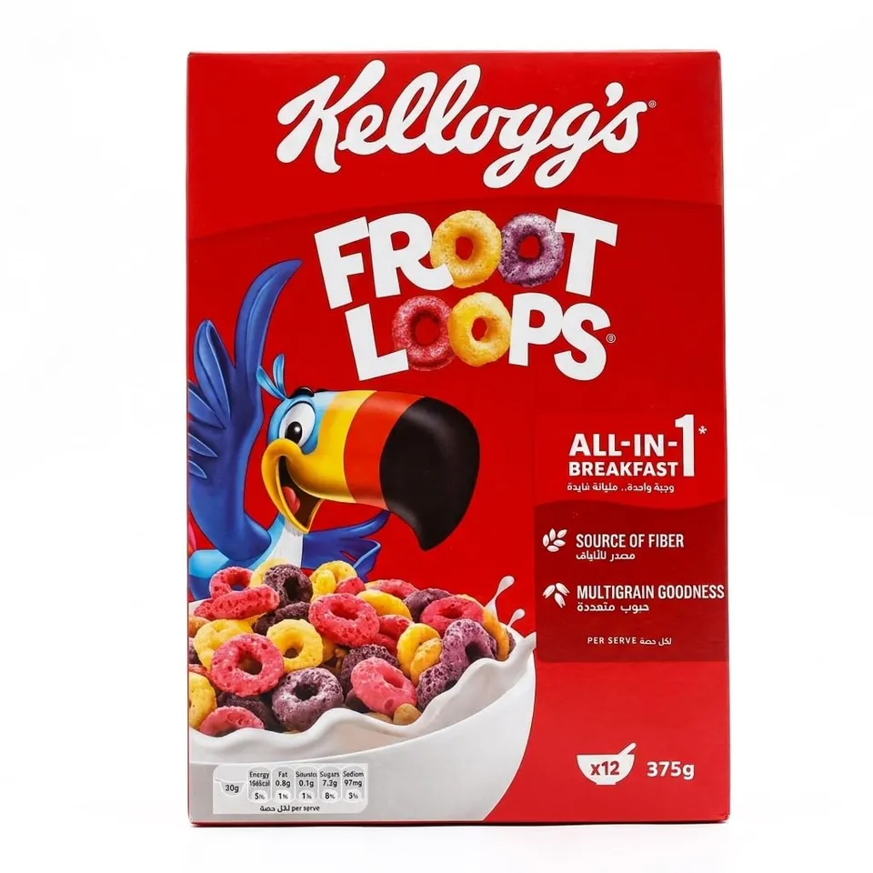 Kellogg's Froot Loops Cerealien 375 g Fruchtgeschmack